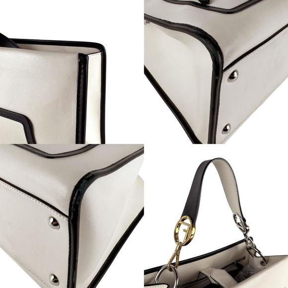 FENDI Black Leather Shoulder Bag - Picture 4 of 5